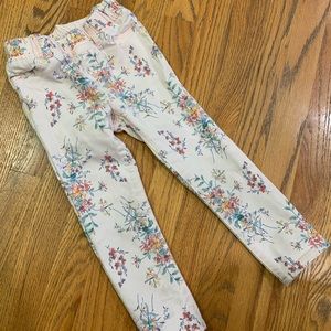 Baby Gap Floral Legging Jean size 4 yrs